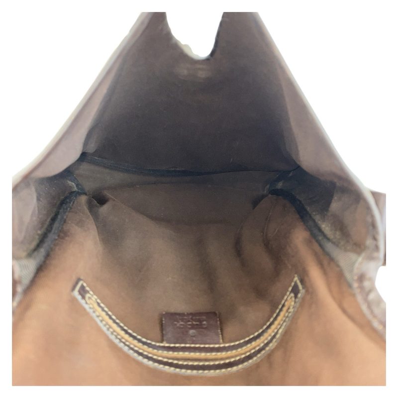 Gucci Brown GG Supreme Canvas Shoulder Bag - Barde - Image 3