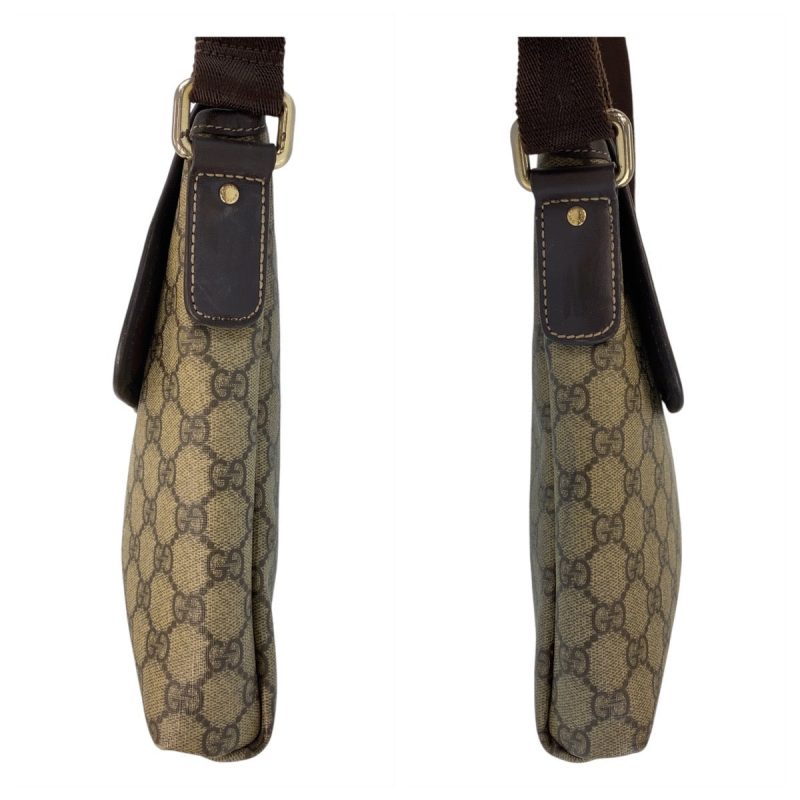 Gucci Brown GG Supreme Canvas Shoulder Bag - Barde - Image 5
