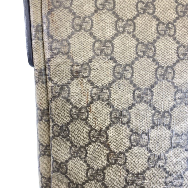 Gucci Brown GG Supreme Canvas Shoulder Bag - Barde - Image 7
