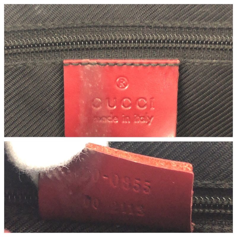 Gucci Red GG Canvas Enamel Tote Bag - Barde - Image 4