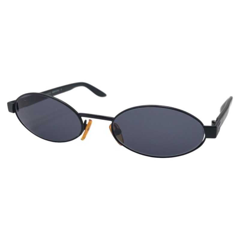Gucci Metal Oval Sunglasses Black - Barde