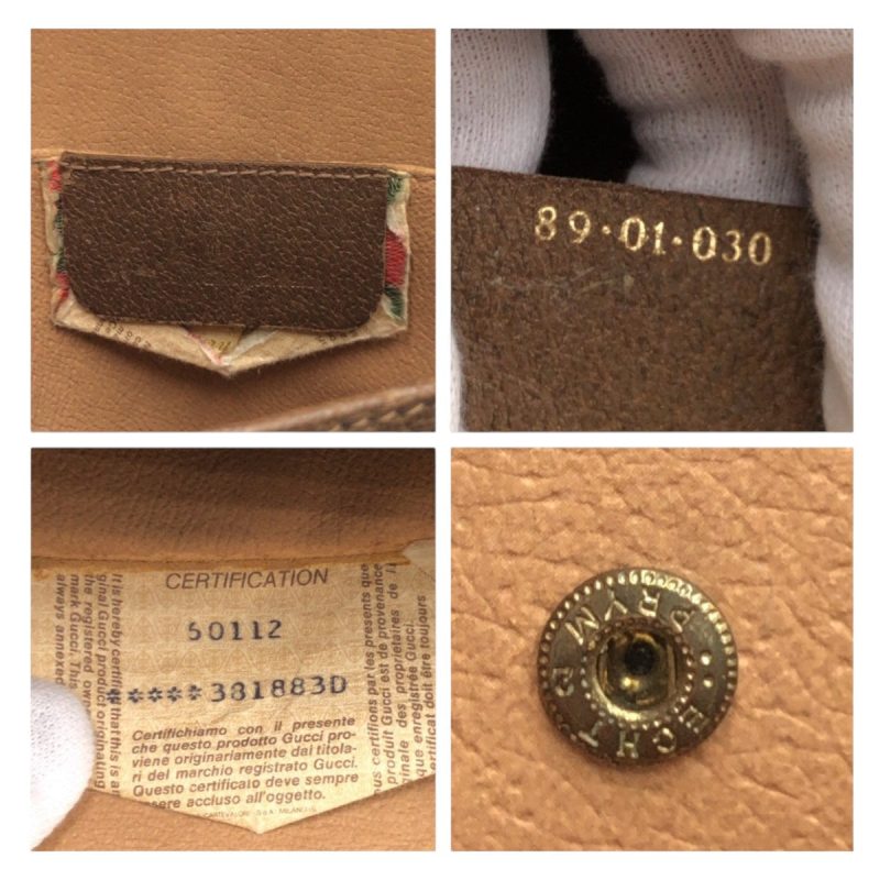 Gucci Vintage GG Supreme Canvas Clutch Bag - Barde - Image 4