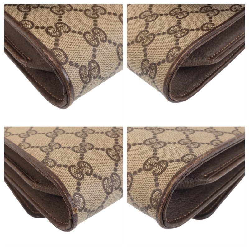 Gucci GG Supreme Canvas Leather Shoulder Bag - Barde - Image 4