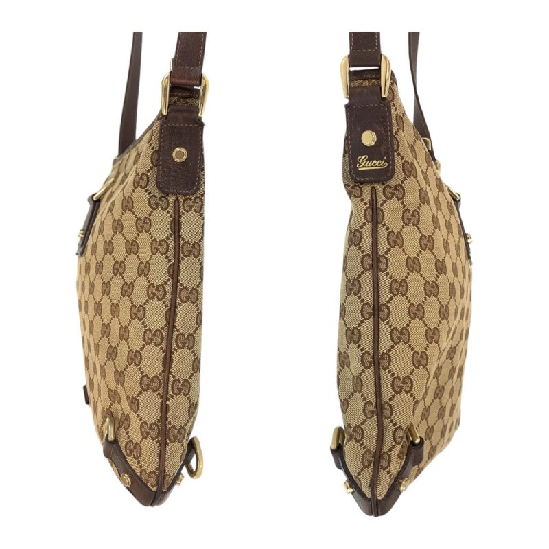 Gucci GG Canvas Leather Abby Shoulder Bag - Barde - Image 8