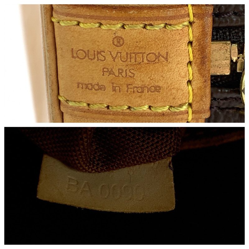 Louis Vuitton Alma Handbag Brown Gold PVC - Barde - Image 4