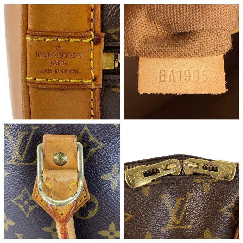 Louis Vuitton Monogram Alma Handbag Brown Gold - Barde - Image 10