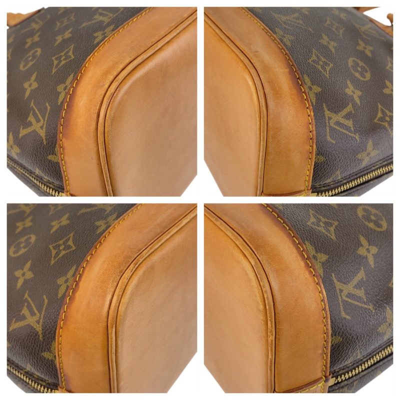 Louis Vuitton Monogram Alma Handbag Brown Gold - Barde - Image 4