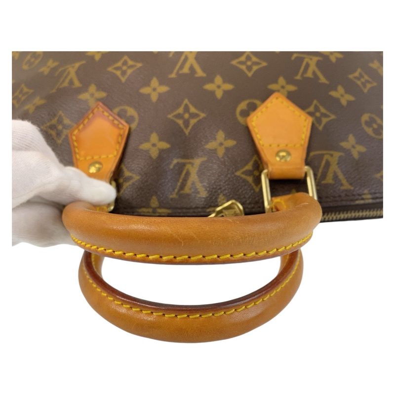 Louis Vuitton Monogram Alma Handbag Brown Gold - Barde - Image 7