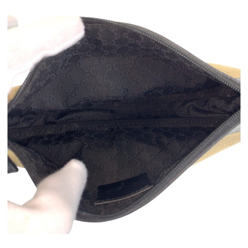 Gucci Canvas Leather Handbag Accessory Pouch - Barde - Image 3