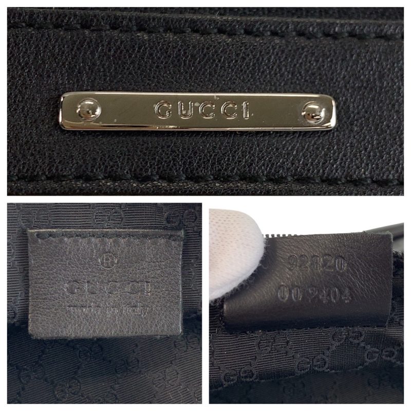 Gucci Canvas Leather Handbag Accessory Pouch - Barde - Image 9