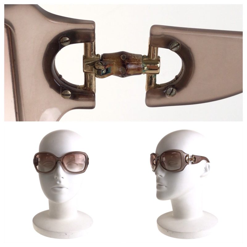 Gucci Horsebit Bamboo Sunglasses Plastic - Barde - Image 9