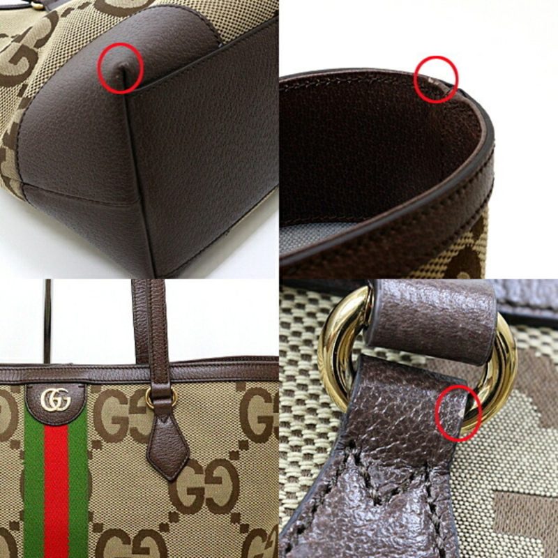 Gucci Gg Canvas  Camel   Color Gg Canvas Tote Bag (Pre-Owned) - Barde - Image 3