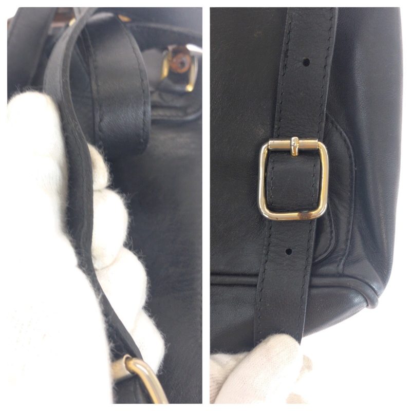 Gucci Bamboo Leather Backpack - Barde - Image 5