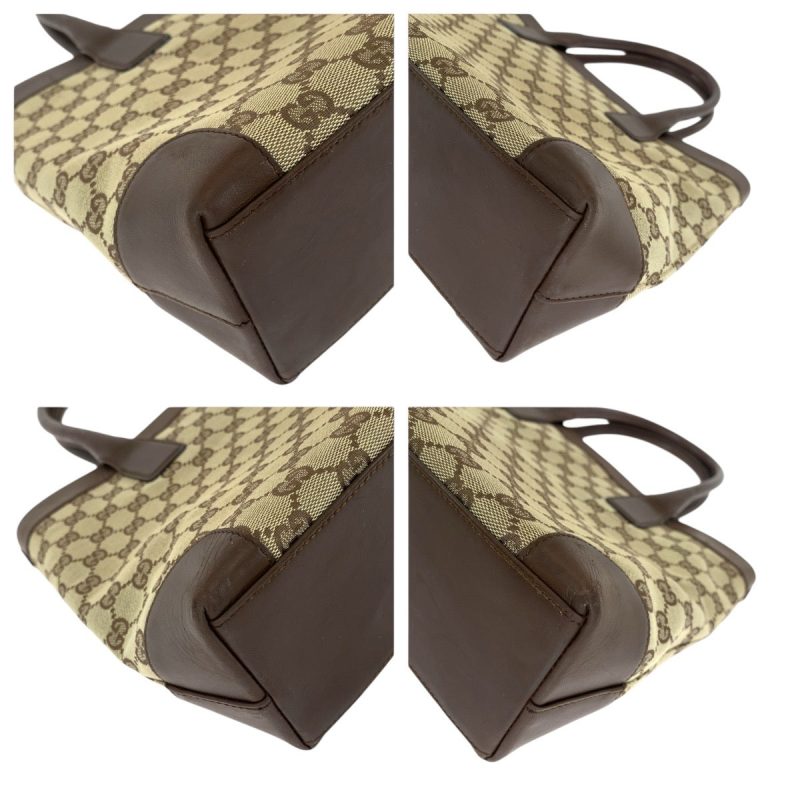 Gucci GG Canvas Leather Tote Shoulder Bag - Barde - Image 3