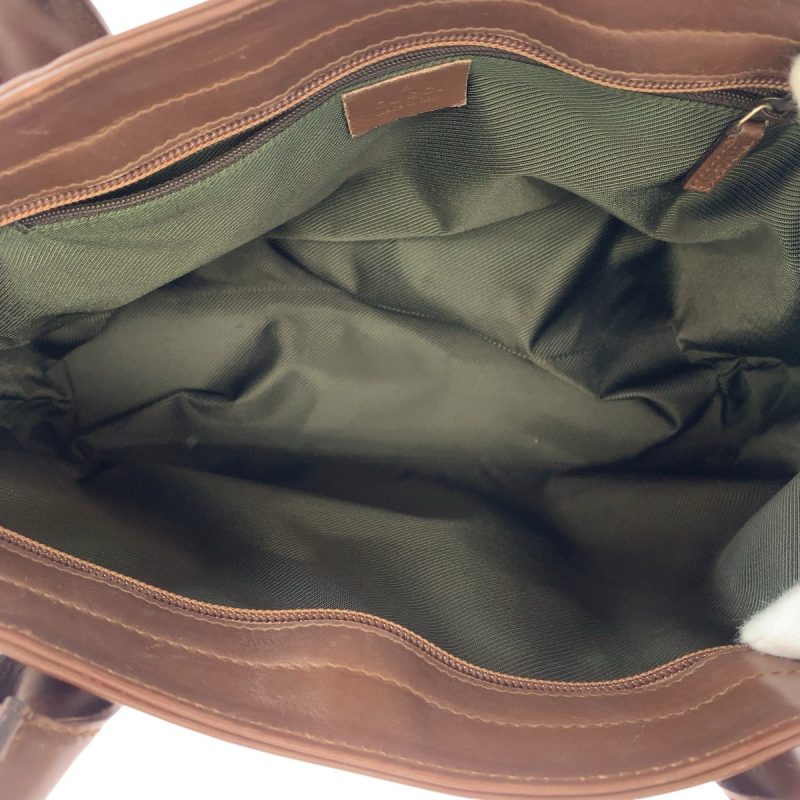 Gucci GG Canvas Leather Tote Shoulder Bag - Barde - Image 9