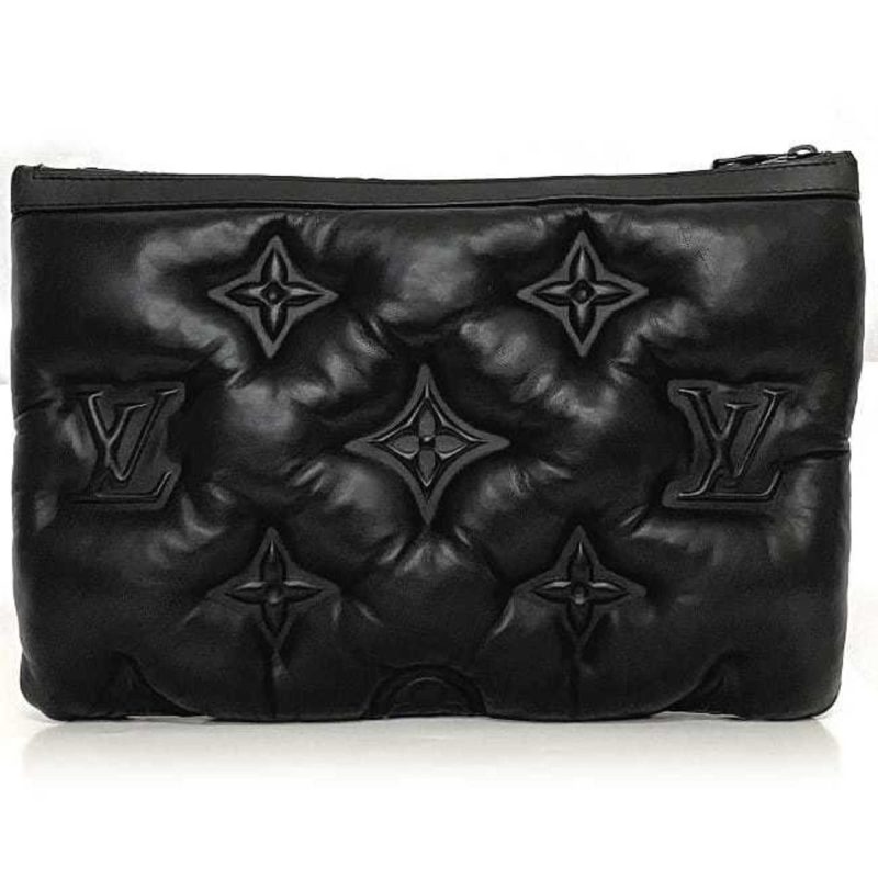 Louis Vuitton Pochette A4  Leather Clutch Bag - Barde - Image 2