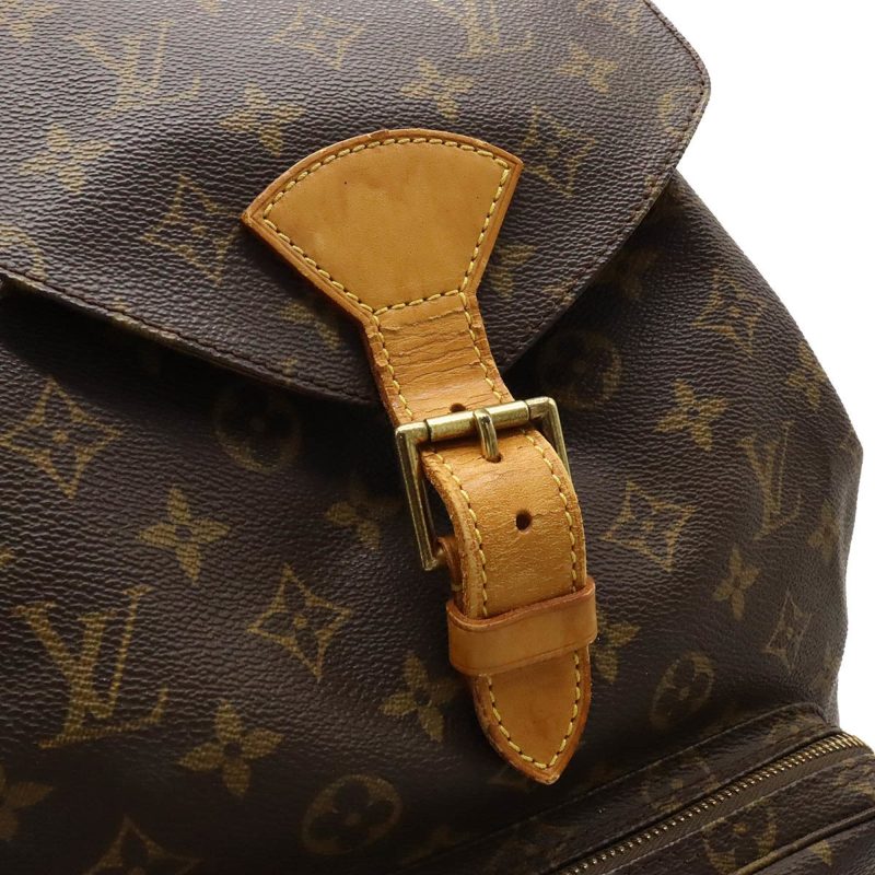 Louis Vuitton Montsouris Gm  Canvas Backpack Bag - Barde - Image 5