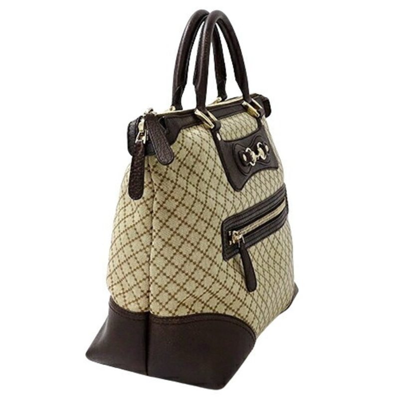 Gucci Diamante   Canvas Handbag Tote Bag (Pre-Owned) - Barde - Image 4
