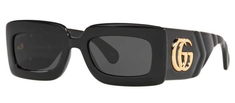 Gucci GG0811S W 001 Rectangle Sunglasses - Barde
