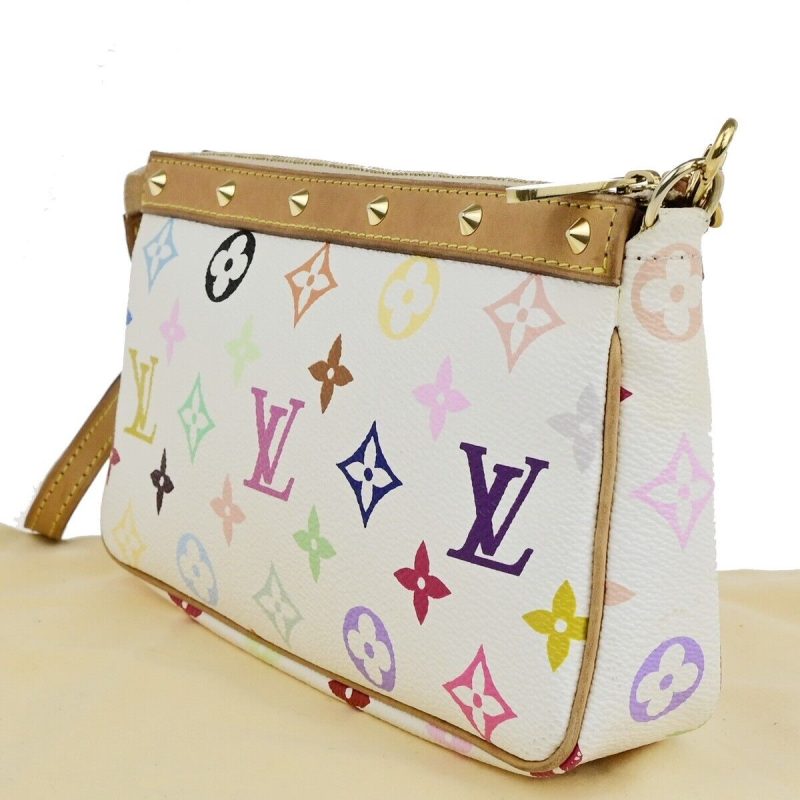 Louis Vuitton Pochette Accessoire  Canvas Clutch Bag - Barde - Image 4