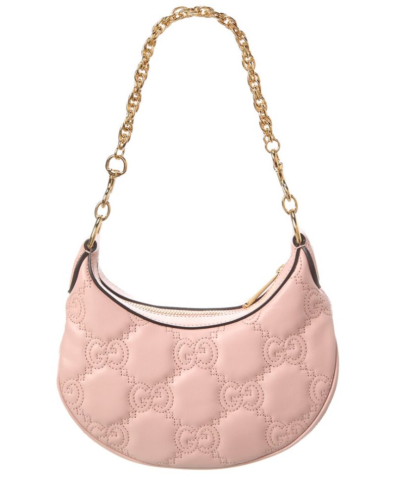 Gucci GG Matelasse Mini Leather Hobo Bag - Barde - Image 2
