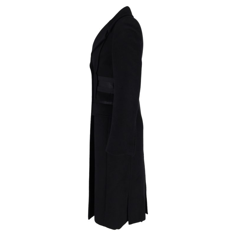 Gucci Double-Breasted Long Coat in Black Wool - Barde - Image 2