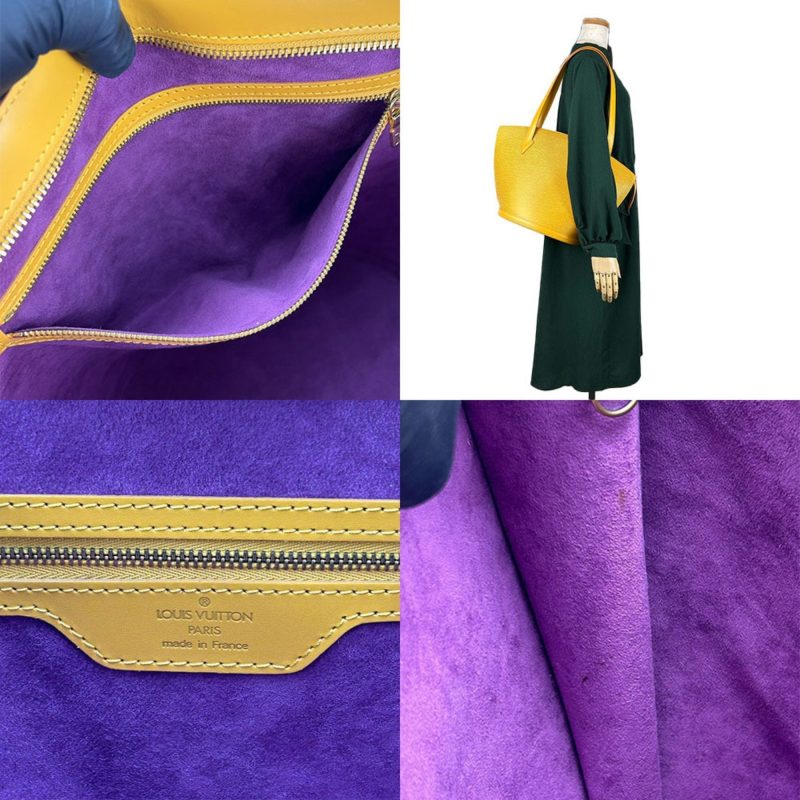 Louis Vuitton Saint Jacques  Leather Shoulder Bag - Barde - Image 5
