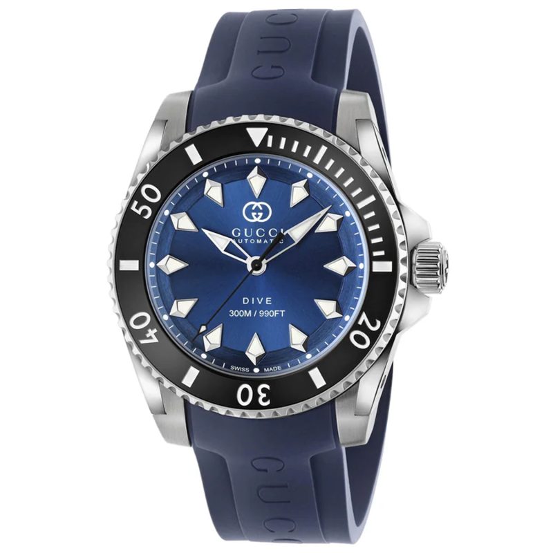 Gucci Men's Dive Blue Dial Watch - Barde