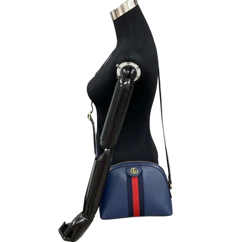 Gucci Ophidia  Leather Shoulder Bag () - Barde - Image 6