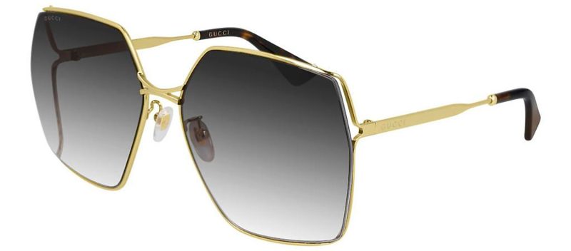 Gucci GG0817S 001 Butterfly Sunglasses - Barde