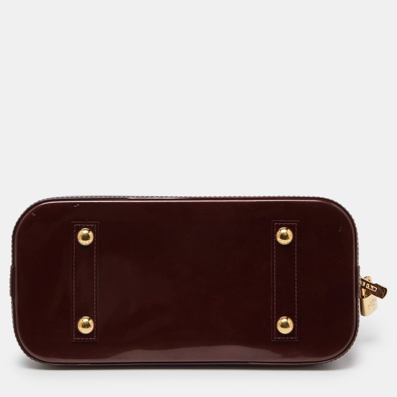 Louis Vuitton Rouge Fauviste Monogram Vernis Alma Pm Bag - Barde - Image 5