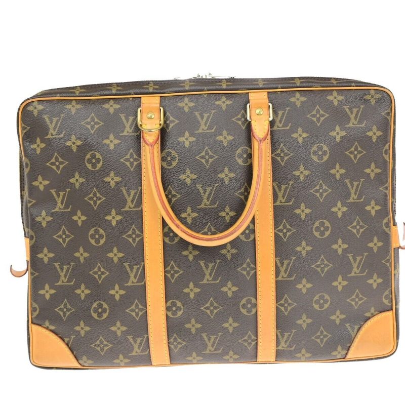 Louis Vuitton Porte Documents Voyage  Canvas Handbag - Barde - Image 2