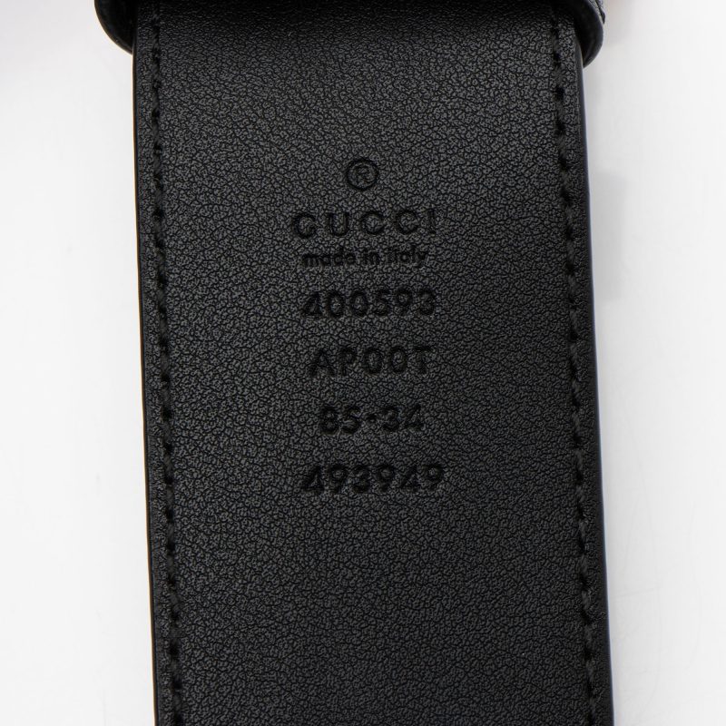 Gucci Leather GG Marmont Belt - Barde - Image 3