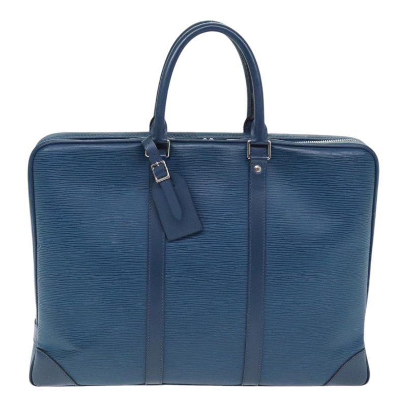 Louis Vuitton Porte Documents Voyage  Leather Briefcase Bag - Barde