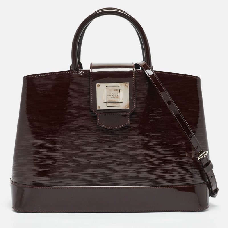 Louis Vuitton Prune Electric Epi Leather Mirabeau Gm Bag - Barde