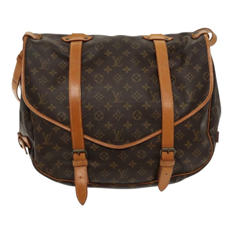 Louis Vuitton Saumur 43  Canvas Shoulder Bag - Barde