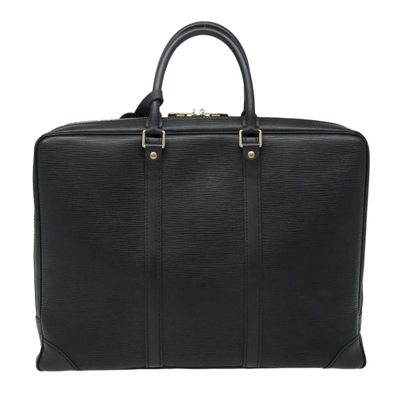 Louis Vuitton Porte Documents Voyage  Leather Briefcase Bag - Barde
