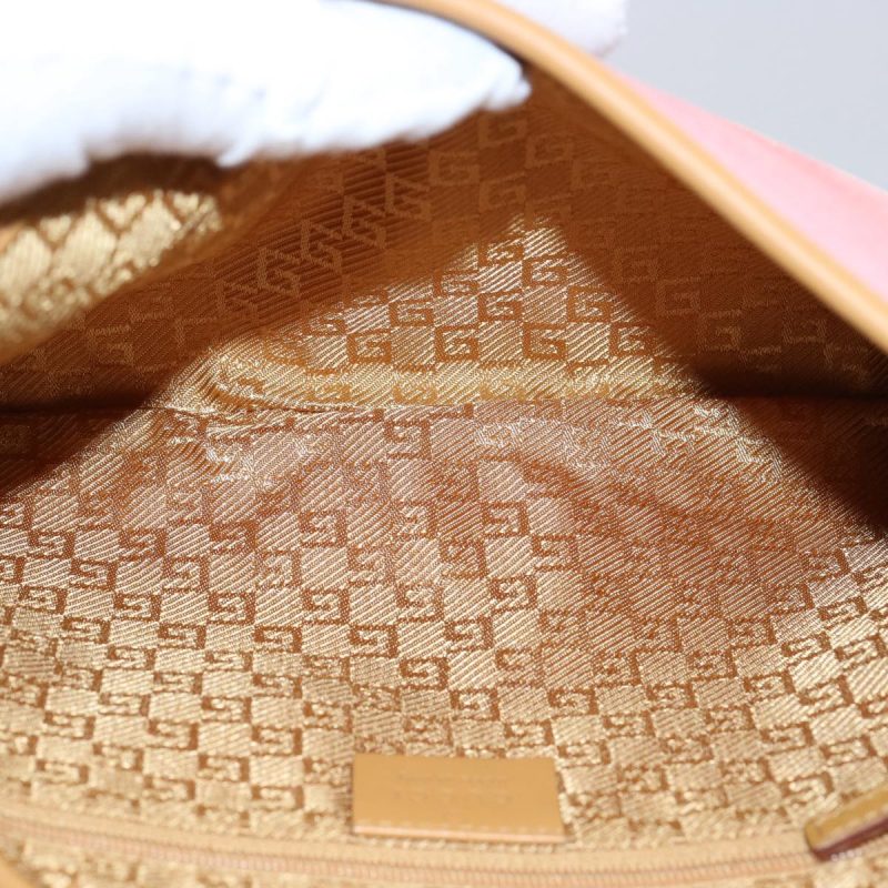 Gucci Bamboo  Suede Shoulder Bag () - Barde - Image 5
