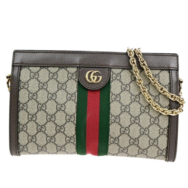 Gucci Ophidia  Canvas Shoulder Bag (Pre-Owned) - Barde