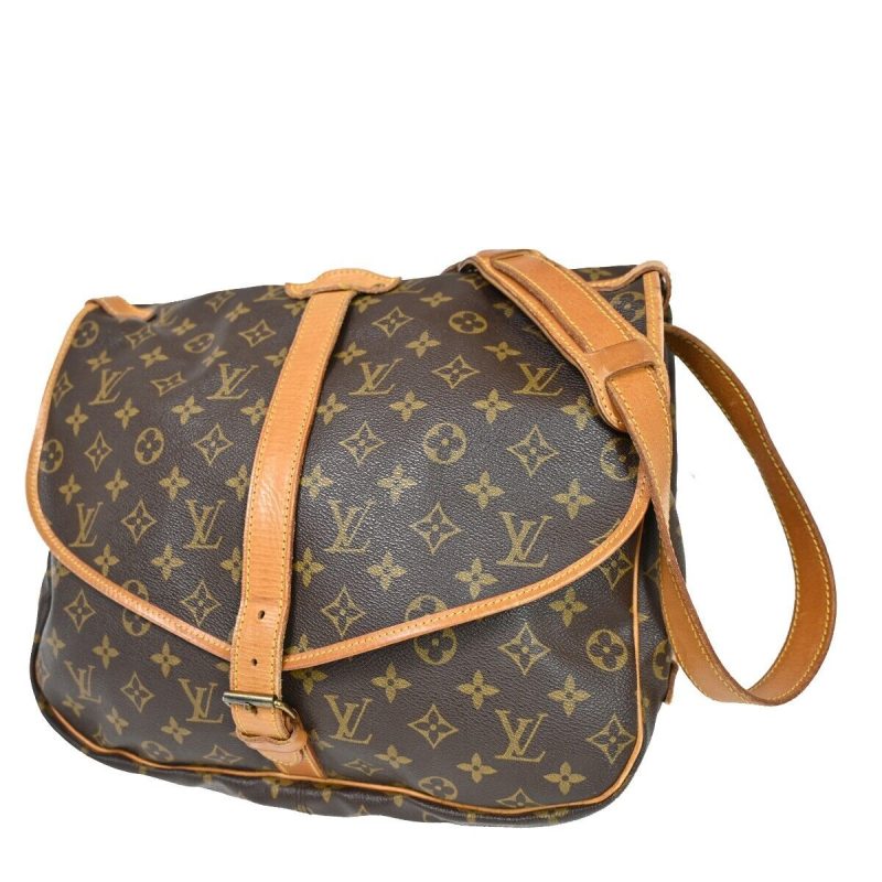 Louis Vuitton Saumur 35  Canvas Shoulder Bag - Barde - Image 2