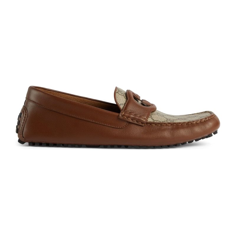 Gucci Men's Interlocking G Driver Loafers - Barde
