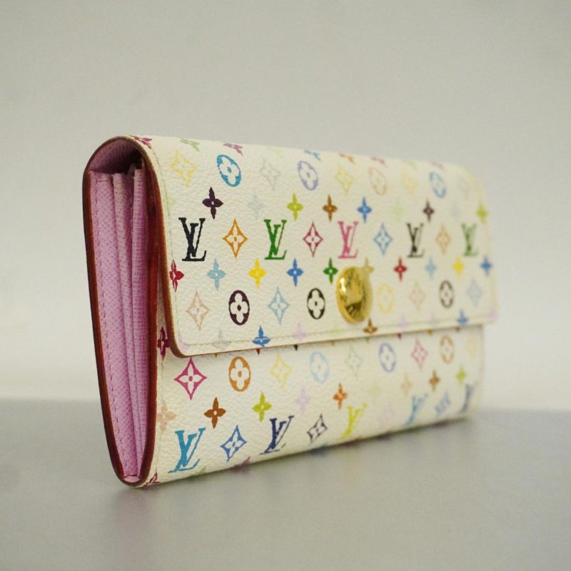 Louis Vuitton Portefeuille Sarah  Canvas Wallet - Barde - Image 4