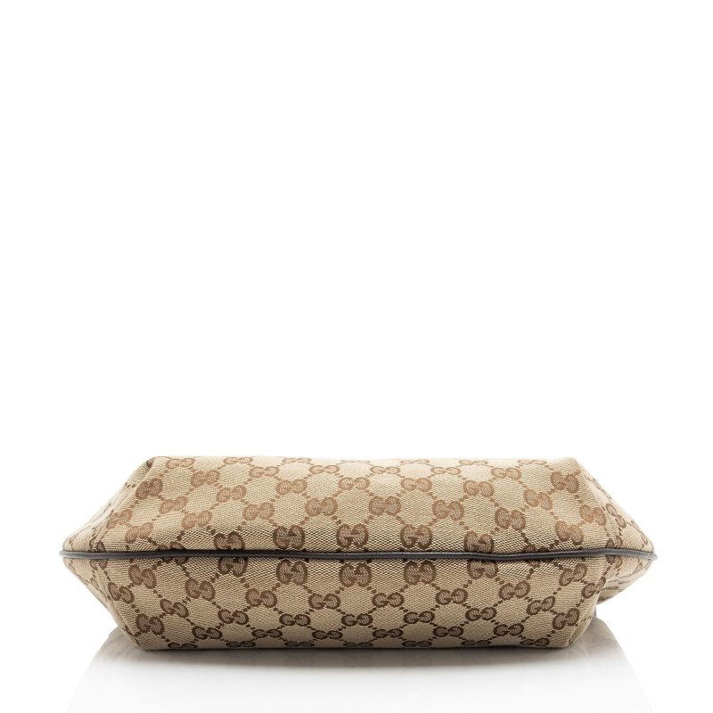 Gucci GG Canvas Half Moon Medium Messenger - Barde - Image 4