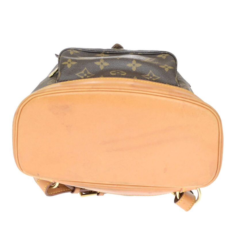 Louis Vuitton Montsouris Mm  Canvas Backpack Bag - Barde - Image 3