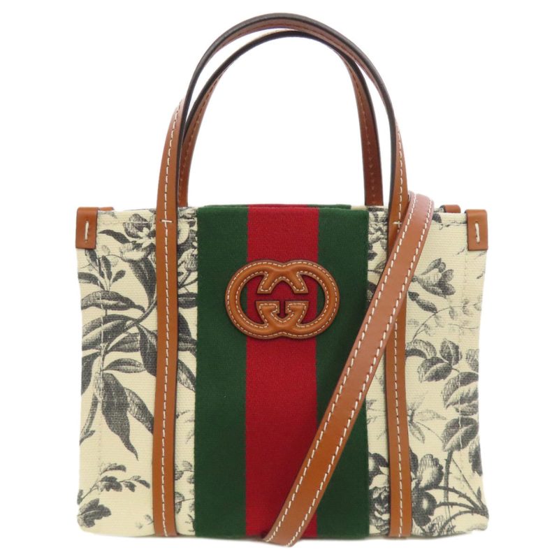 Gucci   Canvas Tote Bag (Pre-Owned) - Barde