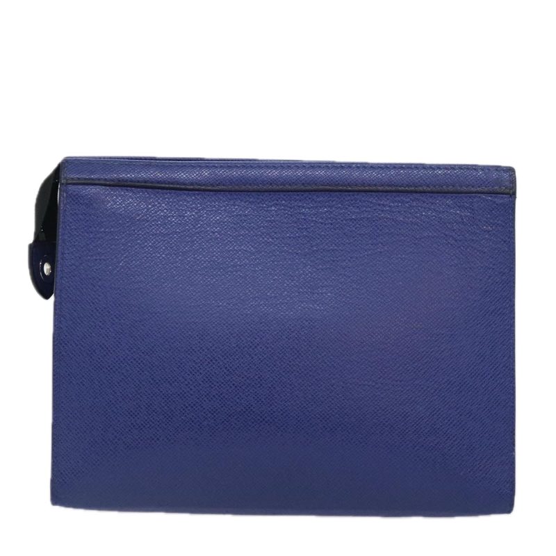 Louis Vuitton Pochette Voyage  Leather Clutch Bag - Barde - Image 2