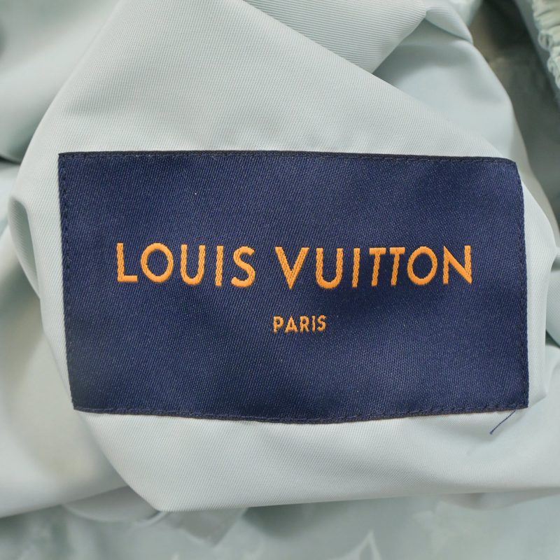 Louis Vuitton Monogram Reversible Windbreaker in Light Blue Nylon - Barde - Image 5