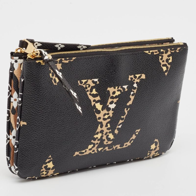 Louis Vuitton Multicolor Giant Monogram Canvas Jungle Double Zip Pochette - Barde - Image 2