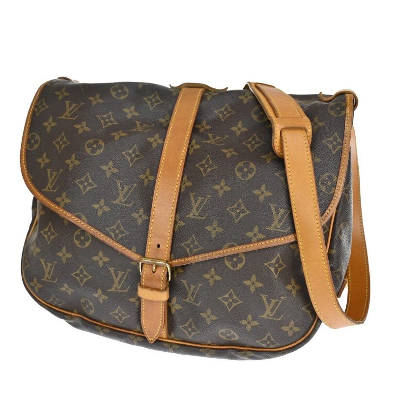 Louis Vuitton Saumur 35  Canvas Shoulder Bag - Barde - Image 2