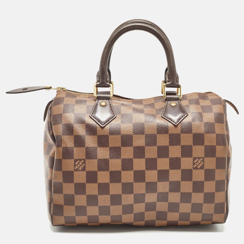 Louis Vuitton Damier Ebene Canvas Speedy 25 Bag - Barde - Image 3